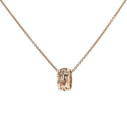 [Luna Brilliance]PARENTESI NECKLACE PINK GOLD