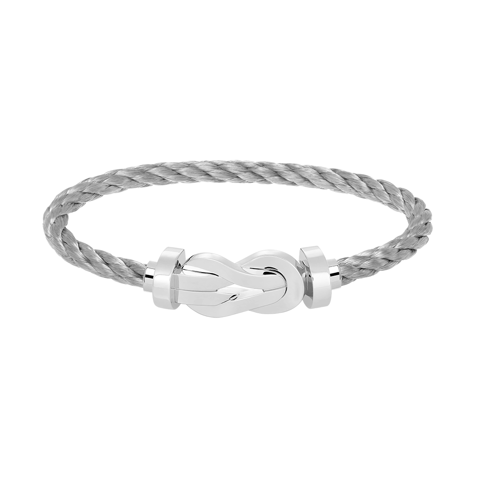[Lunabriance]CHANCE LARGE 8 FIGURE BUCKLE NO DIAMOND BRACELET SILVER
