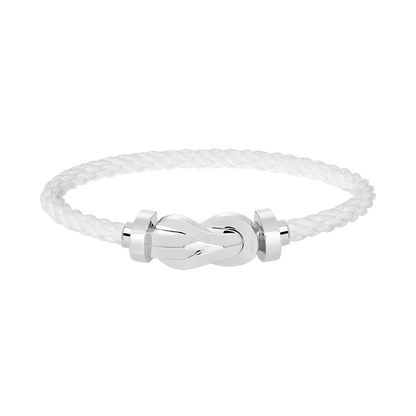 [Lunabriance]CHANCE LARGE 8 FIGURE BUCKLE NO DIAMOND BRACELET SILVER