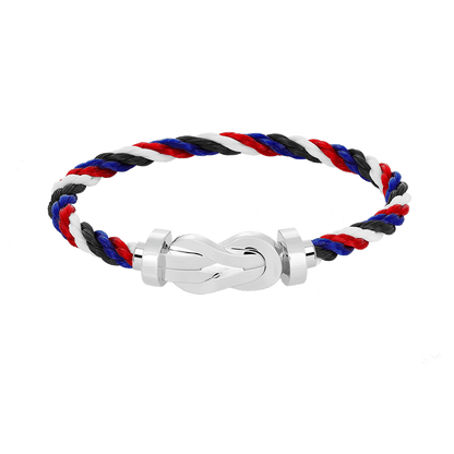 [Lunabriance]CHANCE LARGE 8 FIGURE BUCKLE NO DIAMOND BRACELET SILVER