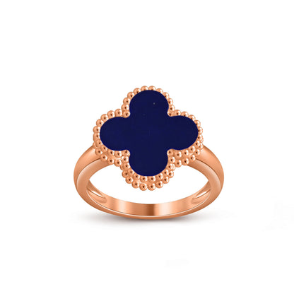 [Luna Brilliance]CLOVER RING ROSE GOLD COLLECTION