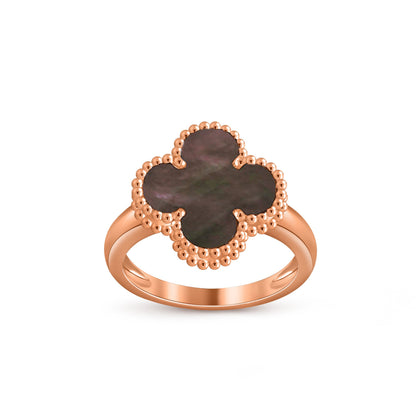[Luna Brilliance]CLOVER RING ROSE GOLD COLLECTION