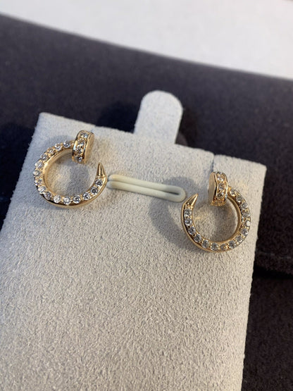 [Lunabriance]JUSTE EARRINGS GOLD DIAMONDS