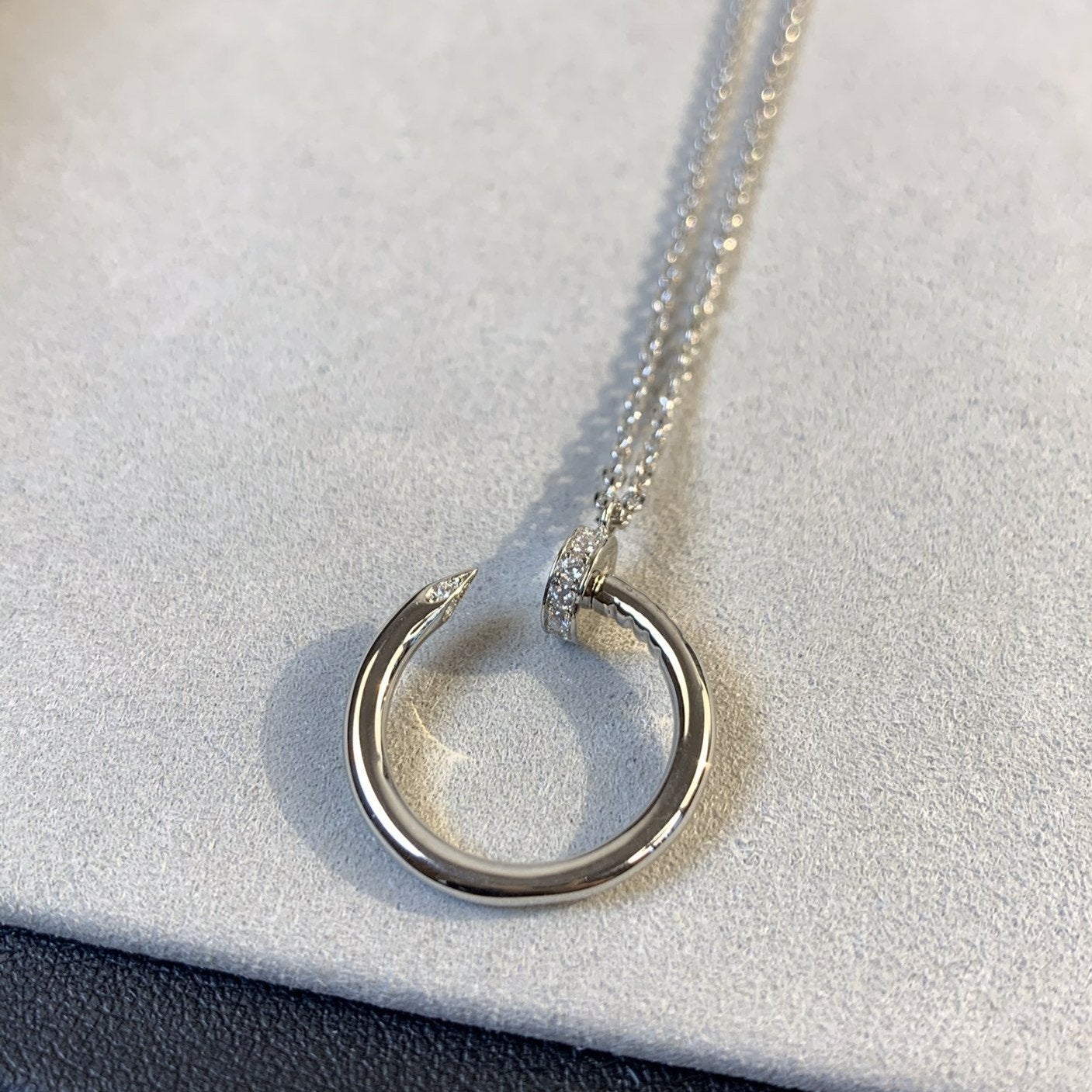 [Lunabriance]JUSTE NECKLACE SILVER
