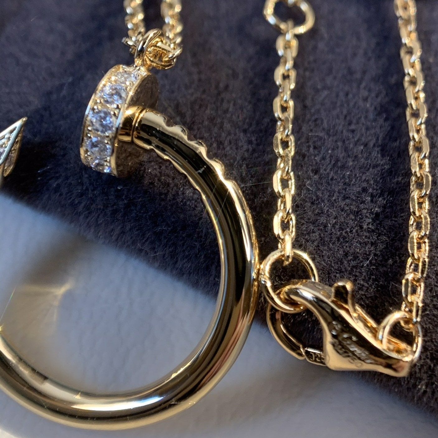 [Lunabriance]JUSTE NECKLACE PINK GOLD