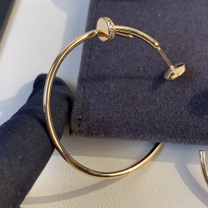 [Lunabriance]JUSTE EARRINGS GOLD DIAMONDS 1.8MM