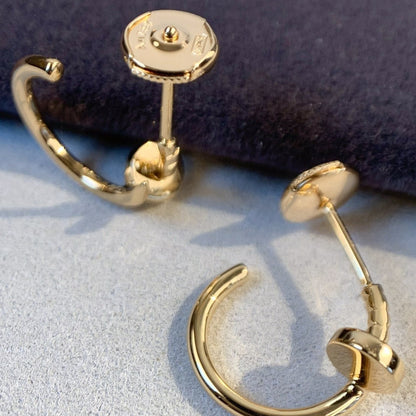 [Lunabriance]JUSTE EARRINGS PINK GOLD