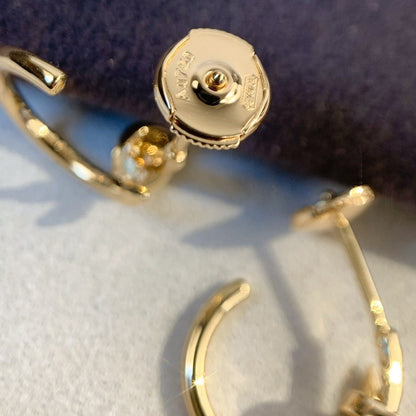 [Lunabriance]JUSTE EARRINGS PINK GOLD