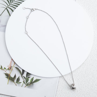 [Luna Brilliance]PARENTESI NECKLACE SILVER