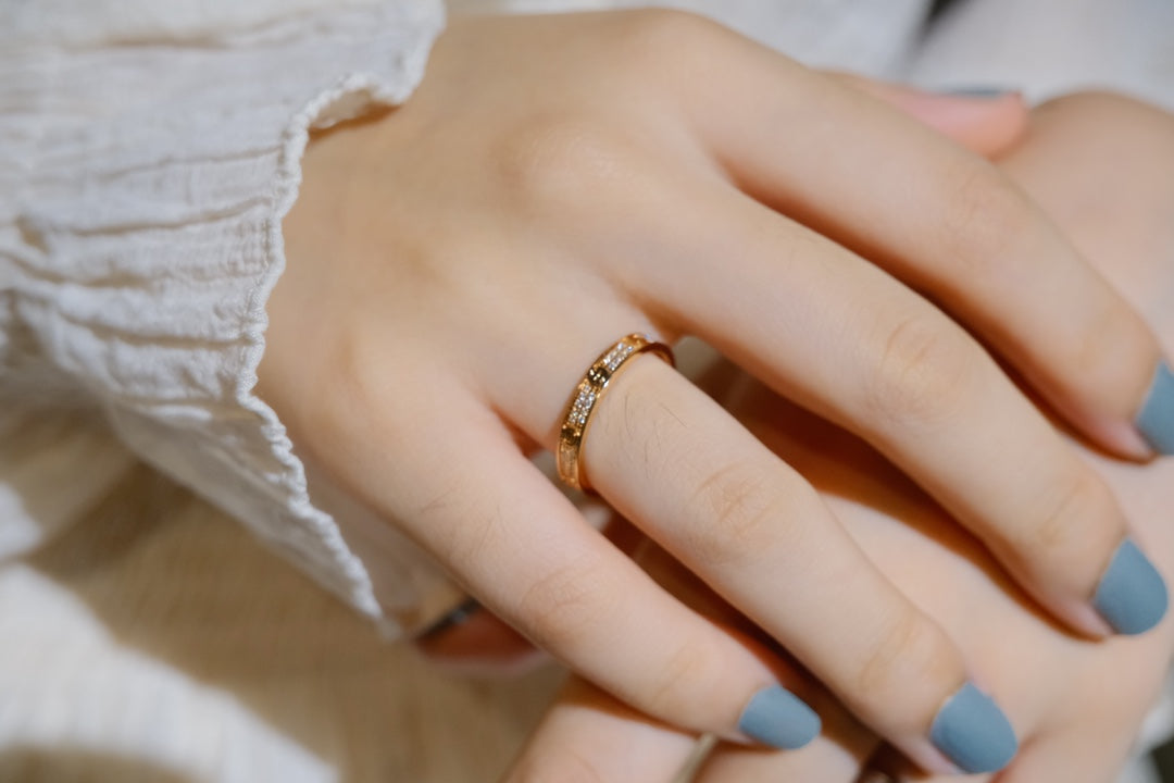 [Lunabriance]LOVE RING 2.65MM DIAMOND
