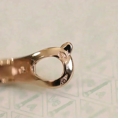 [Lunabriance]CLOVER MEDIUM 1 MOTIFS FUll DIAMOND EARRINGS