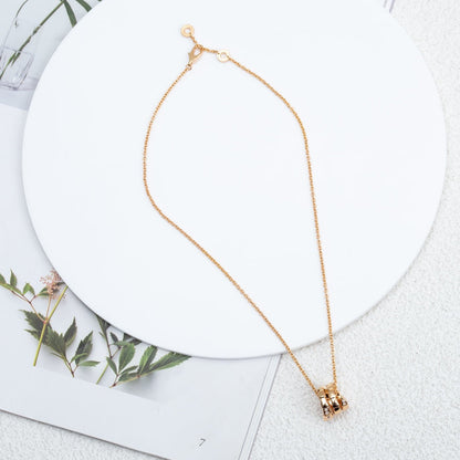 [Luna Brilliance]SERPENTI PINK GOLD NECKLACE DIAMOND