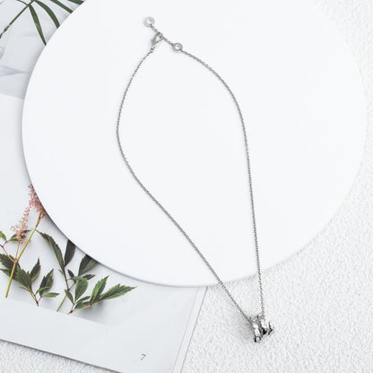 [Luna Brilliance]SERPENTI SILVER NECKLACE DIAMOND