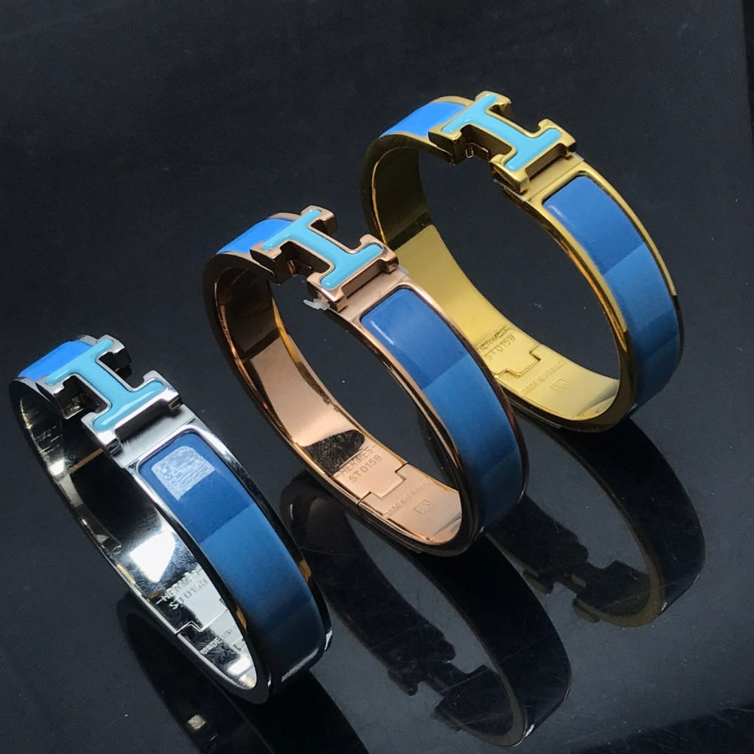 [Luna Brilliance]H BRACELET BLUE RAINBOW CERAMIC