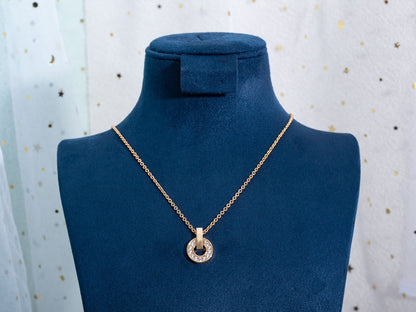 [Luna Brilliance]GARI NECKLACE PINK GOLD DIAMOND