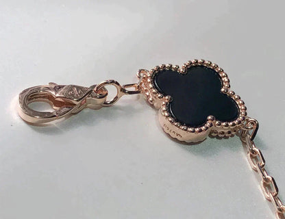 [Lunabriance]CLOVER 5 MOTIFS MULTICOLOR  BRACELET