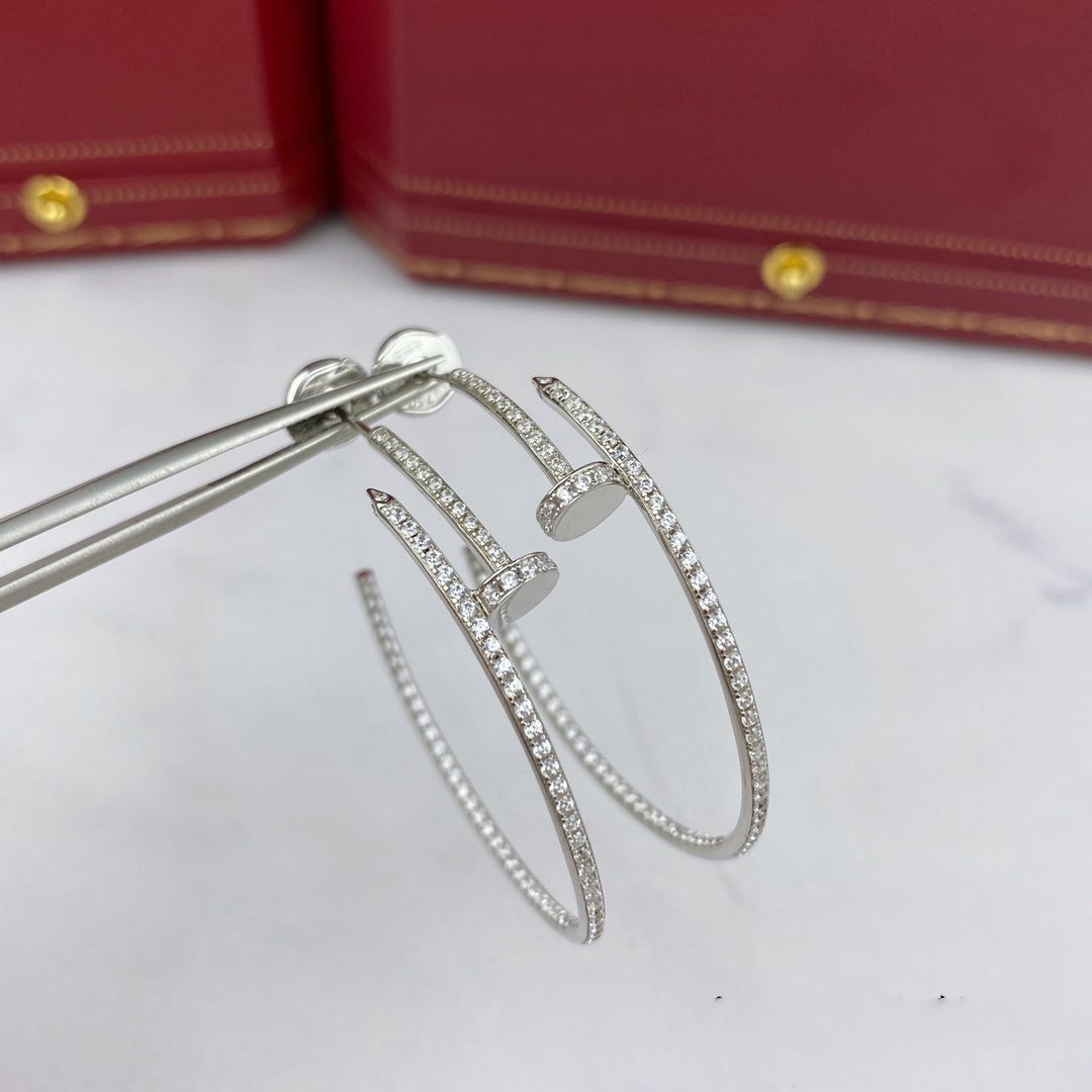[Lunabriance]JUSTE EARRINGS FULL DIAMONDS 1.8MM