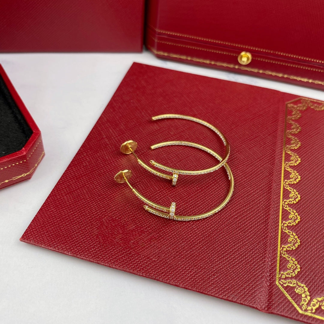 [Lunabriance]JUSTE EARRINGS FULL DIAMONDS 1.8MM