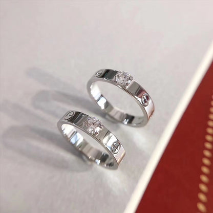 [Lunabriance]LOVE RING 3.6MM 1 BIG DIAMOND