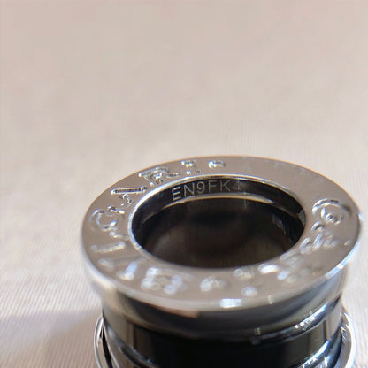 [Luna Brilliance]ZERO 1 BLACK CERAMIC SILVER NECKLACE