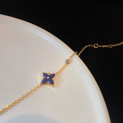 [Lunabriance]COLOR STAR PINK GOLD DIAMOND BRACELET