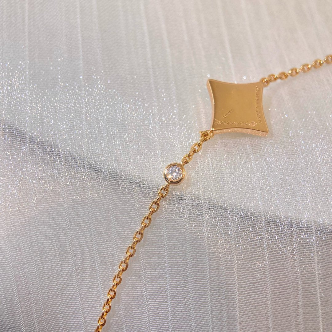 [Lunabriance]COLOR STAR PINK GOLD DIAMOND BRACELET