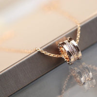 [Luna Brilliance]ZERO 1 PINK GOLD DIAMOND NECKLACE