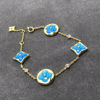 [Luna Brilliance]STAR AND SUN TURQUOISE 4 MOTIFS 3 DIAMONDS