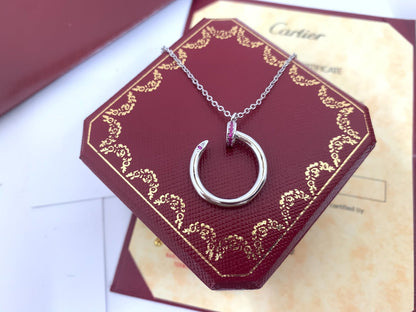 [Lunabriance]JUSTE PINK DIAMOND NECKLACE