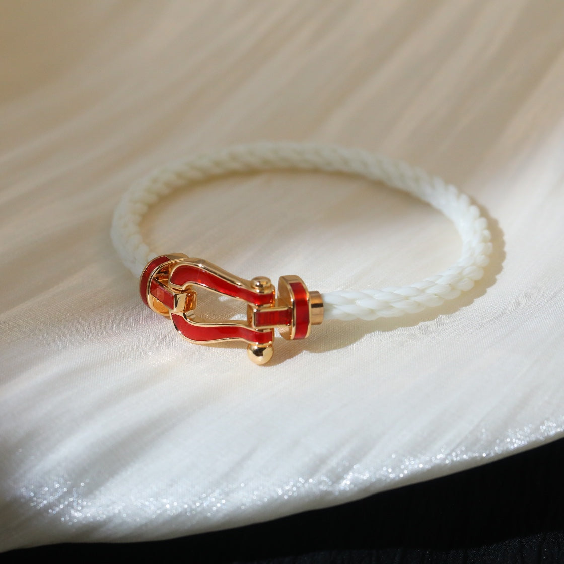 [Lunabriance]FORCE 10 WHITE TEXTILE DIAMOND PAVED