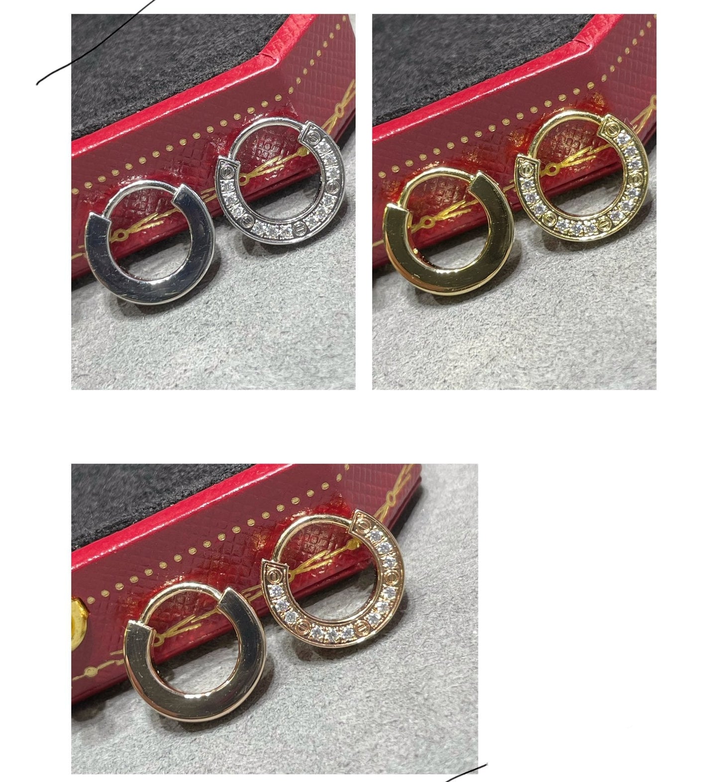 [Lunabriance]LOVE DIAMOND EARRINGS