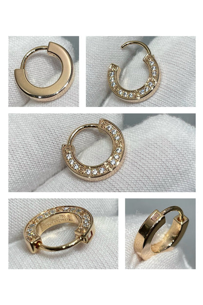 [Lunabriance]LOVE DIAMOND EARRINGS