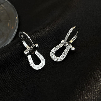 [Lunabriance]FORCE 10 FULL DIAMOND DROP EARRINGS MEDIUM MODEL