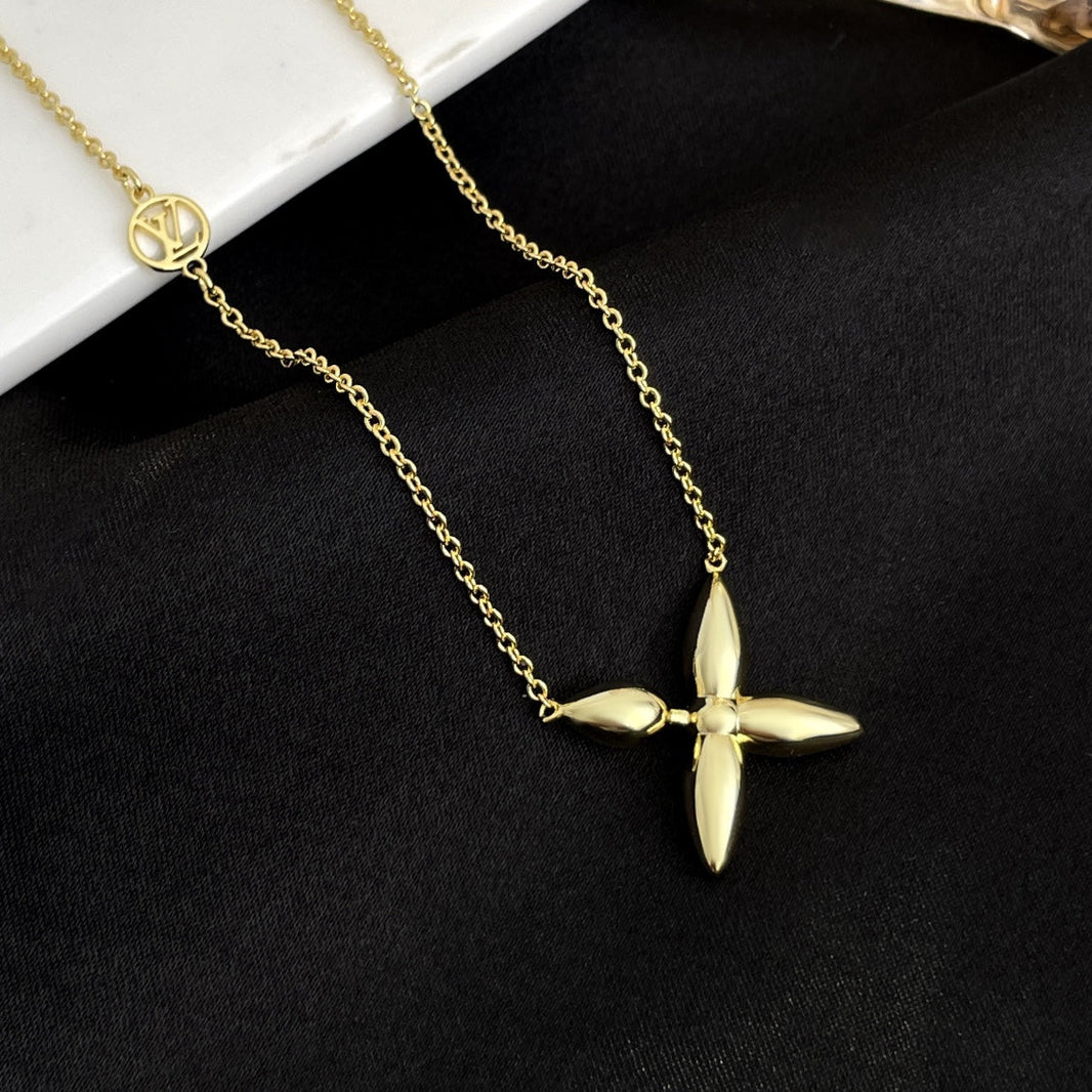 [Luna Brilliance]LOUISETTE GOLD NECKLACE