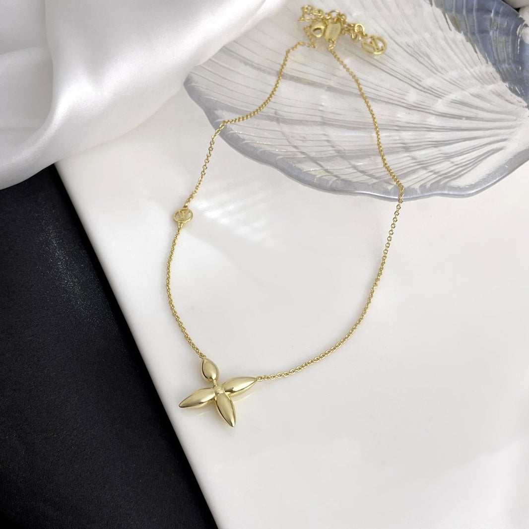 [Luna Brilliance]LOUISETTE GOLD NECKLACE