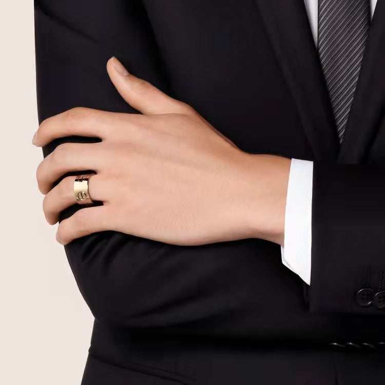 [Luna Brilliance]LOVE 11MM LARGE RING