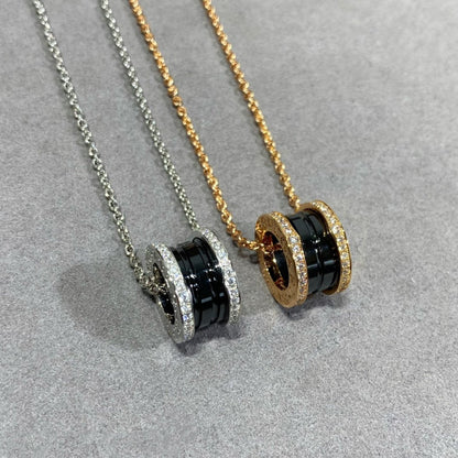 [Luna Brilliance]ZERO 1 DIAMOND CERAMIC NECKLACE
