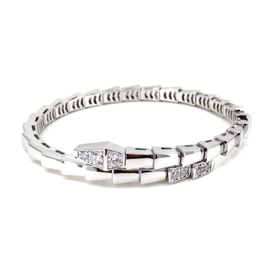 [Luna Brilliance]SERPENTI BRACELET DIAMONDS SILVER