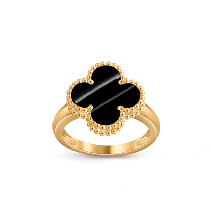[Luna Brilliance]CLOVER RING GOLD COLLECTION
