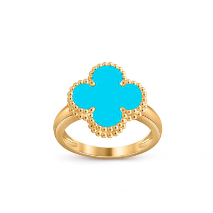 [Luna Brilliance]CLOVER RING GOLD COLLECTION