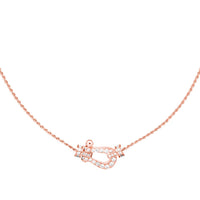 [Luna Brilliance]FORCE 10 PINK GOLD DIAMOND NECKLACE