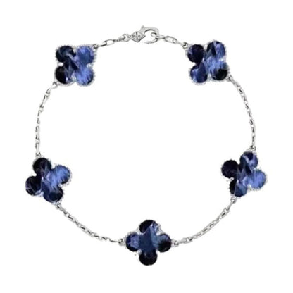 [Luna Brilliance]CLOVER 5 MOTIF PIETERSITE BRACELET COLLECTION