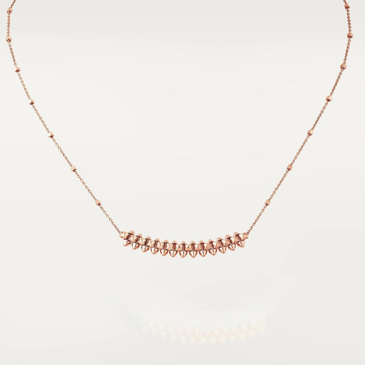 [Lunabriance]CLASH PINK GOLD NECKLACE