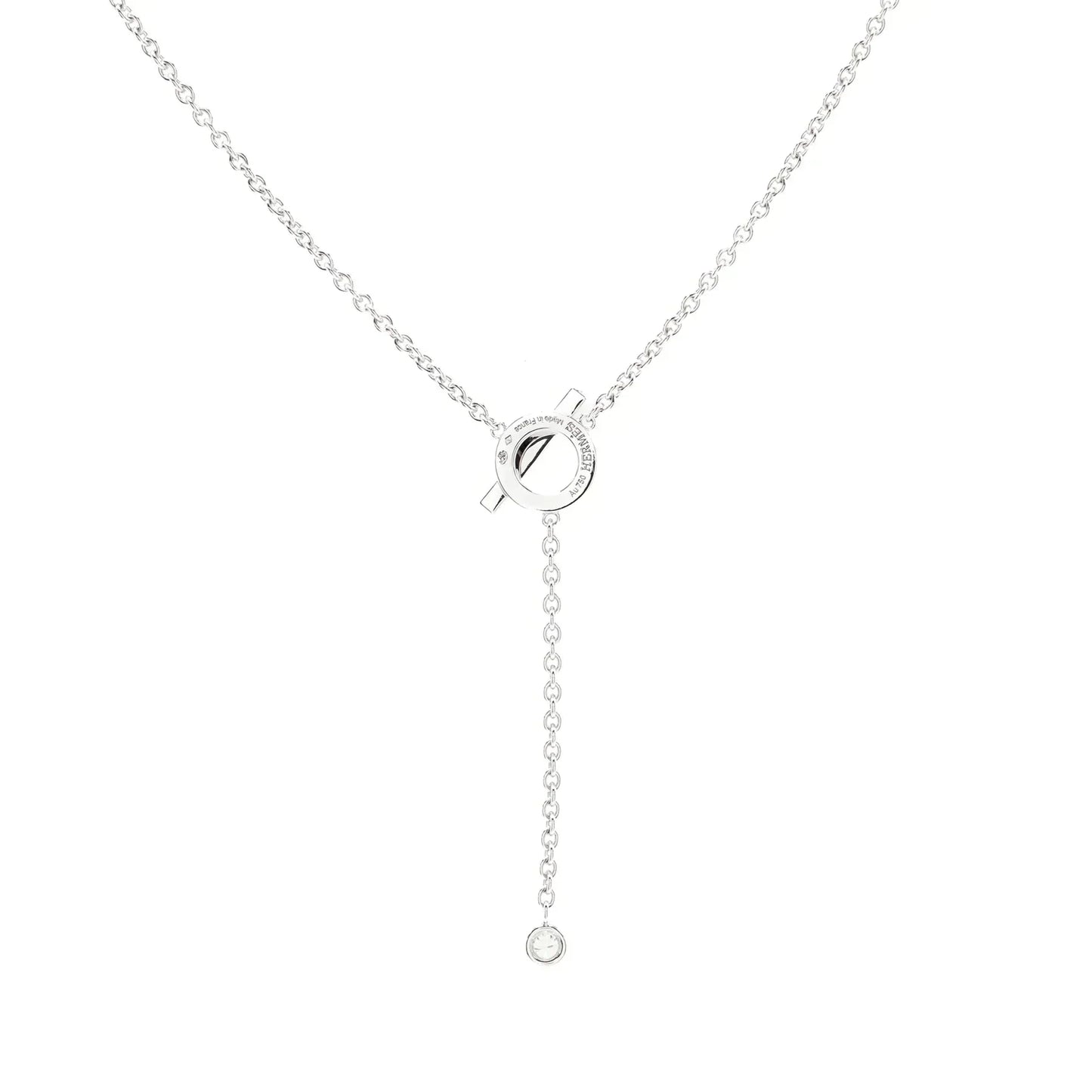 [Lunabriance]FINESSE SILVER DIAMOND NECKLACE