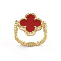 [Luna Brilliance]CLOVER RIVERSIBLE RING GOLD COLLECTION