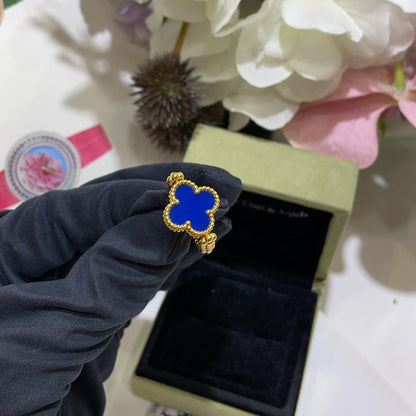 [Luna Brilliance]CLOVER RIVERSIBLE RING GOLD COLLECTION
