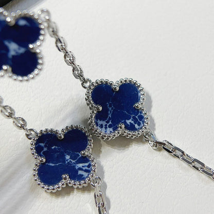 [Luna Brilliance]CLOVER 5 MOTIF PIETERSITE BRACELET COLLECTION