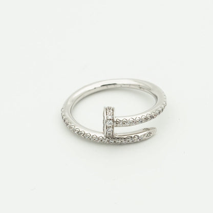 [Lunabriance]JUSTE RING 1.8MM SILVER DIAMONDS