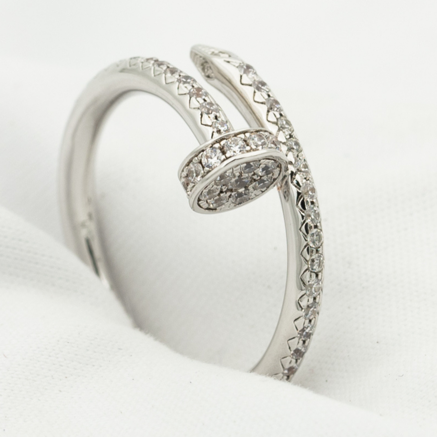 [Lunabriance]JUSTE RING 1.8MM SILVER DIAMONDS