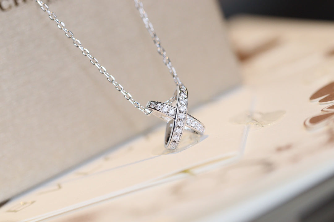 [Lunabriance]JEUX DE DIAMOND NECKLACE